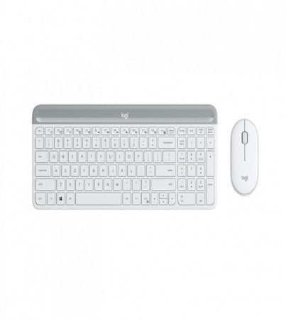 Logitech MK470 Slim Wireless Keyboard and Mouse Combo OFFWHITE