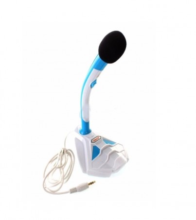OKER K1 MicroPhone  (Blue) ขึ้นชื่อด้วยคุณภาพเสียง ทำให้เสียงที่ออกมาดูสดใส