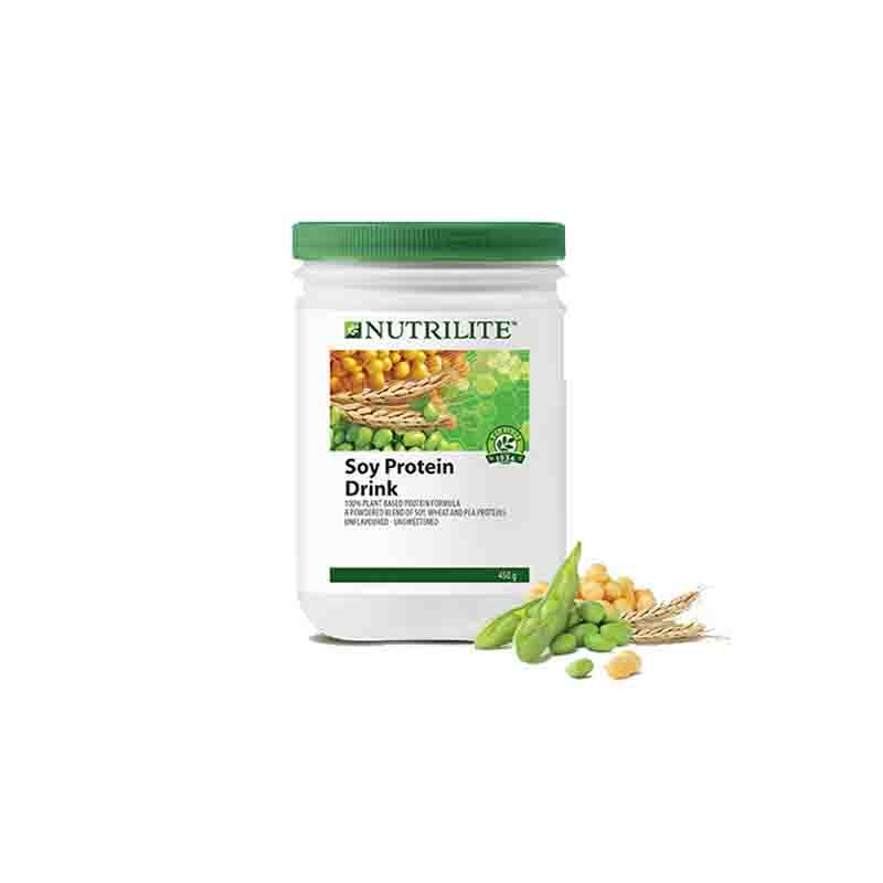 Amway Soy Protein โปรตีนให้กรดอะมิโนจำเป็นครบถ้วน ไม่มีส่วนผสมของแลคโตส