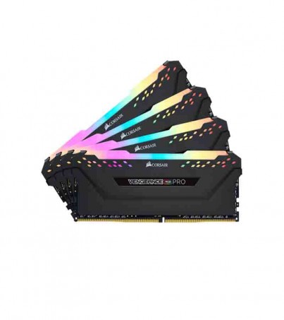 Corsair Vengeance RGB PRO Black RAM 32GB (8GBX4) DDR4(3000) (CMW32GX4M4C3000C15)