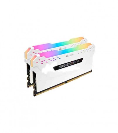 Corsair Vengeance RGB PRO White (CMW32GX4M2C3000C15W) RAM DDR4(3000) 32GB (16GBX2) 