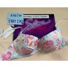 ชุดชั้นใน (Sabina) A32 ซาบีน่าของแท้ 100% -สีขาว ลายดอกฮาวาย (034)