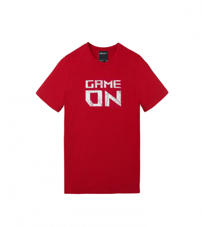 ASUS T-SHIRT (เสื้อยืด) CT2006 ROG GAME ON RED (SIZE S, M, L, XL)
