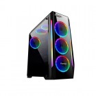 ATX Case (NP) ITSONAS AURORA Shine RGB (Black)
