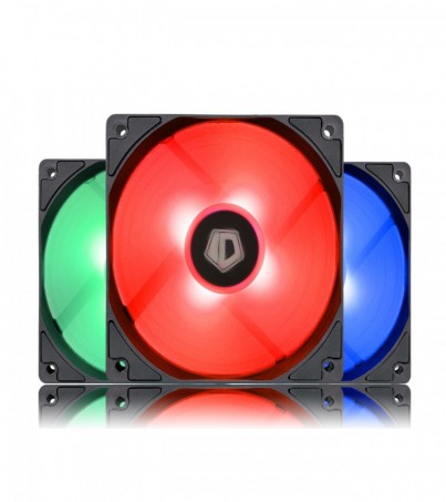 FAN CASE ID COOLING 120mm XF-12025 Trio RGB กระจายความร้อนให้คอมพิวเตอร์ของคุณ รวดเร็วทันใจ 