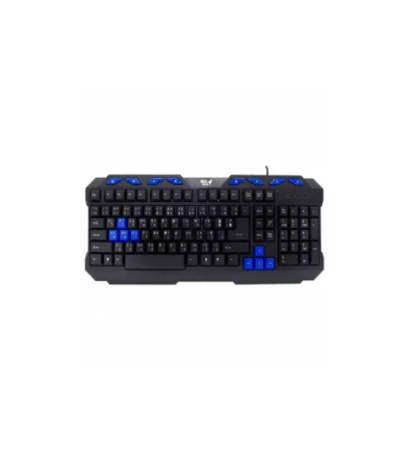MD-TECH รุ่น KB-222M USB Keyboard (Black/Blue)