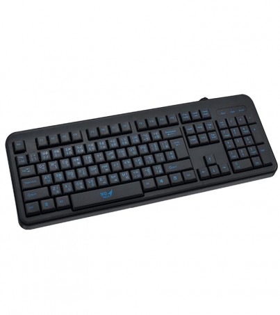 MD-TECH รุ่น KB-15 USB Keyboard (Black/Blue)