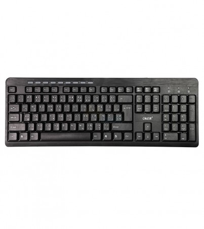 OKER รุ่น KB-328H USB Multi Keyboard (Black) 