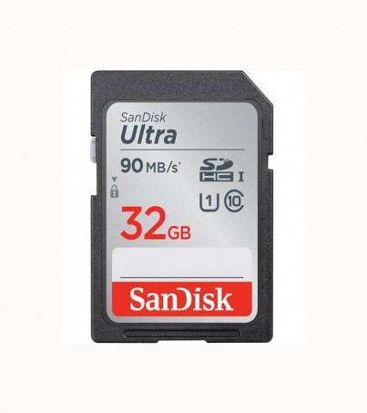 SanDisk 32GB Ultra UHS-I SDHC Memory Card (Class 10) (SDSDUNR-032G-GN6IN)