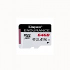 KINGSTON 64 GB MICRO SD CARD HIGH ENDURANCE UHS-I U1 CLASS 10 (SDCE/64GB)