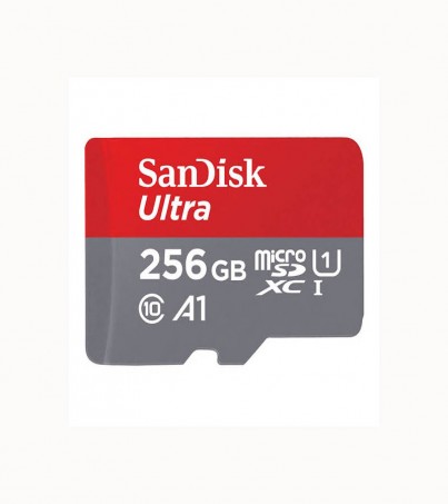 SANDISK 256 GB MICRO SDXC CARD  ULTRA CLASS 10 (SDSQUAR_256G_GN6MN) 
