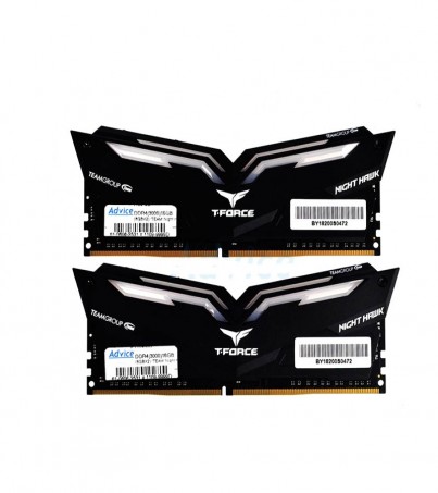 TEAM Night Hawk Blue RAM DDR4(3000) 16GB (8GBX2)