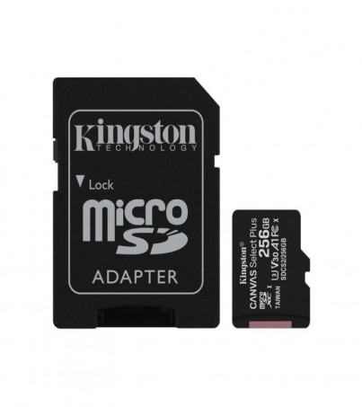 KINGSTON 256 GB MICRO SD CARD CANVAS SELECT PLUS (SDCS2/256GB) 