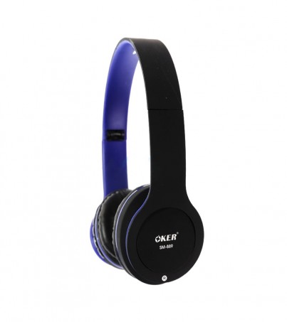 Headphone BLUETOOTH OKER (SM-889) Black/Blue