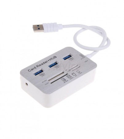 3 Port USB HUB V.3.0 + Card Reader Magictech (MT-20)