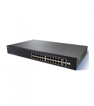 Gigabit Switching Hub CISCO SG250-26HP (SG250-26HP-K9-EU) 24 Port PoE + 2 Port Gigabit SFP (17