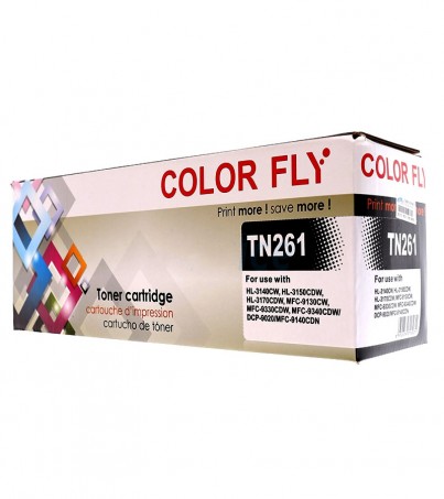 Toner-Re BROTHER TN-261 BK - Color Fly