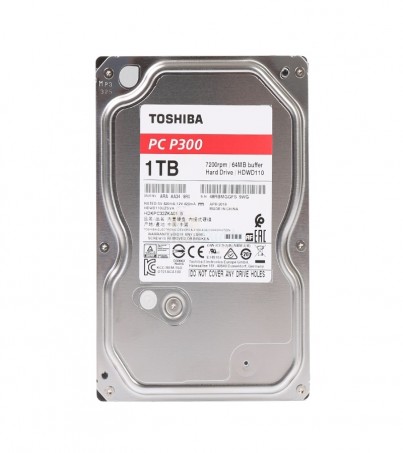 Toshiba 1 TB SATA-III P300 Red (64MB. 7200RPM HDWD110) 