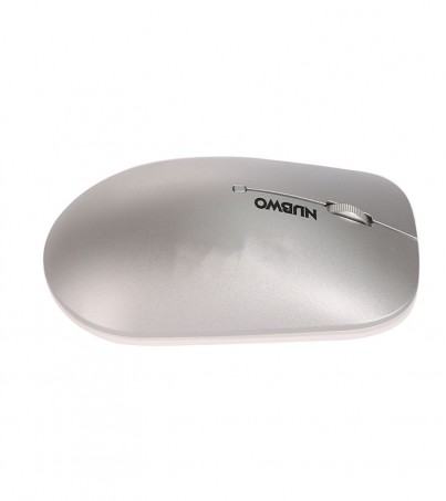 NUBWO (NMB-016) Wireless Optical Mouse (Sliver/White)