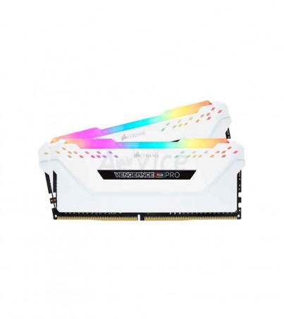 RAM DDR4(3000) 16GB (8GBX2) CORSAIR Vengeance RGB PRO White (CMW16GX4M2C3000C15W)