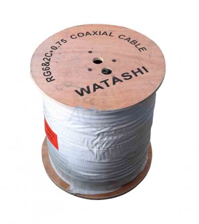 Cable 300M RG6/168 WATASHI Power Line#WCP073 (Black)