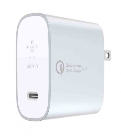 Adapter TYPE-C Charger + Type-C Cable (F7U074dq04) 'BELKIN' White