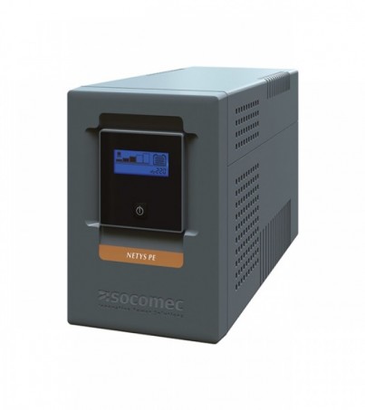 Socomec UPS NETYS PE 1500VA/900W 230V 50/60Hz Battery Included with AVR (NPE-1500-LCD)