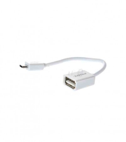 Cable OTG for Smartphone / Tablet (OG01-150,15CM) 'PISEN' White 
