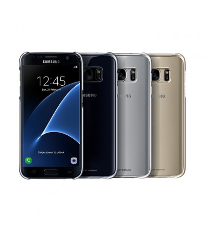 Samsung เคส Clear Cover (Galaxy S7)  - gold
