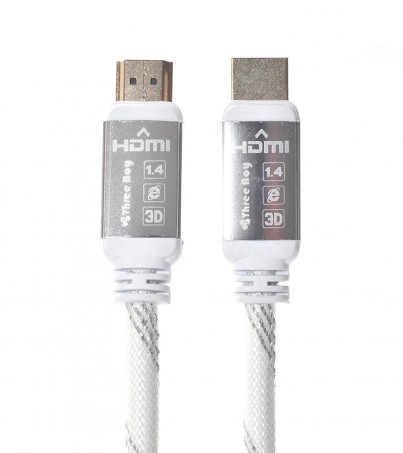 Cable HDMI (V.1.4) M/M (2M) GOLD THREEBOY 