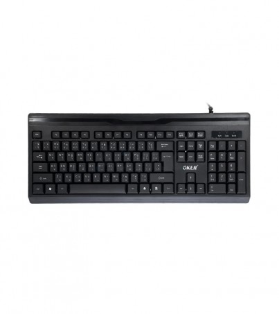USB Keyboard OKER (KB-8079) Black By SuperTStore 