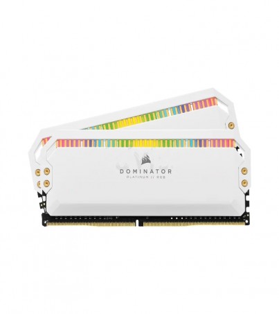 RAM DDR4(4000) 16GB (8GBX2) CORSAIR DOMINATOR PLATINUM White RGB (CMT16GX4M2K4000C19W) (By SuperTStore) 