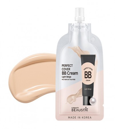 BEAUSTA PERFECT COVER BB CREAM (LIGHT BEIGE) 10ml บิวสตา บีบีครีม