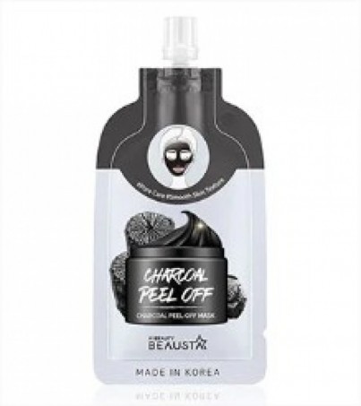BEAUSTA Charcoal Peel Mask 20ml ผลิตภัณฑ์พอกผิวหน้าแบบลอกออก (Peel off) 